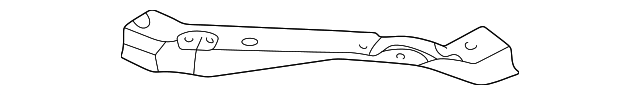 64111-3E100 Деталь UPPER TIE BAR, LEFT