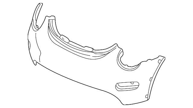 1C0-807-221-L-GRU BUMPER COVER