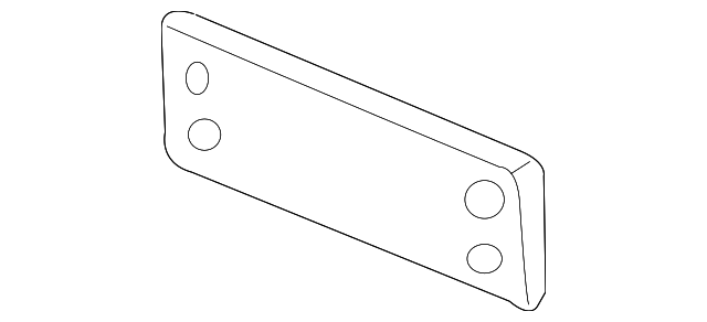 1C0-807-287-J-B41 LICENSE BRACKET