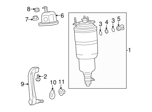 LS460 STRUTS & COMPONENTS 3