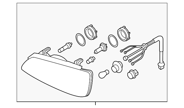 92102-2D550 Деталь HEADLAMP ASSY, RIGHT