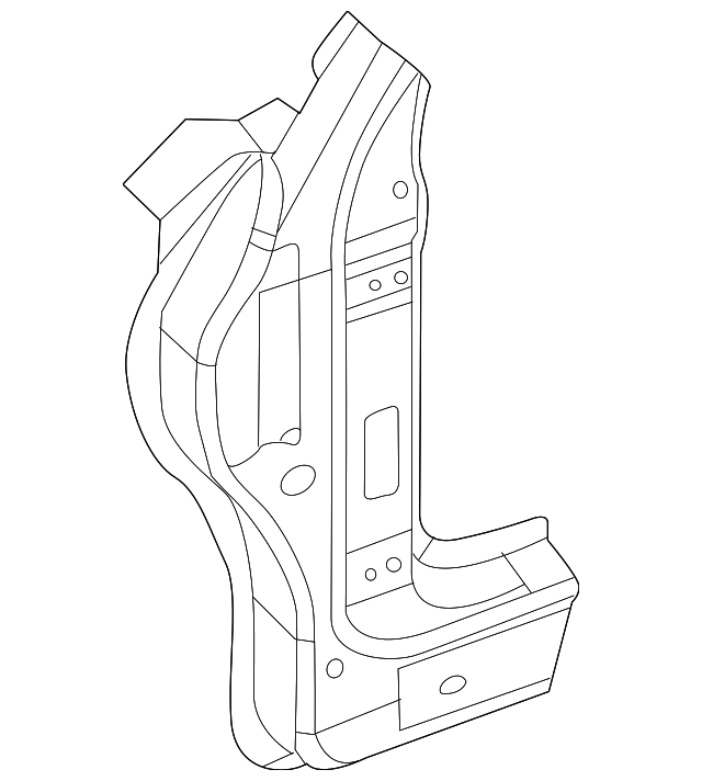 5C5-809-203 Деталь PILLAR REINF, LEFT
