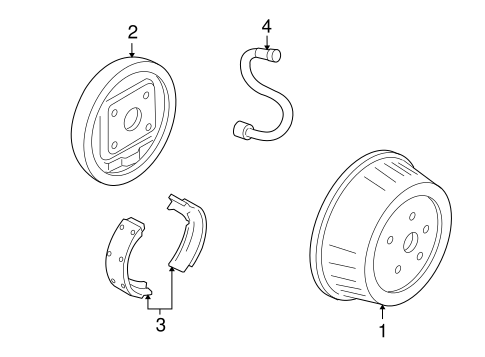 i-290 BRAKE COMPONENTS