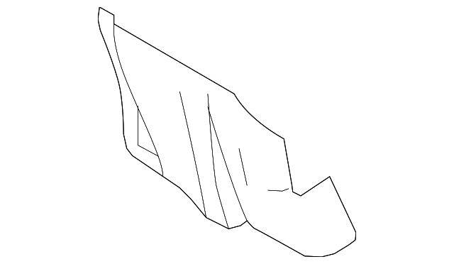 7W1Z-9A032-C HEAT SHIELD, RIGHT