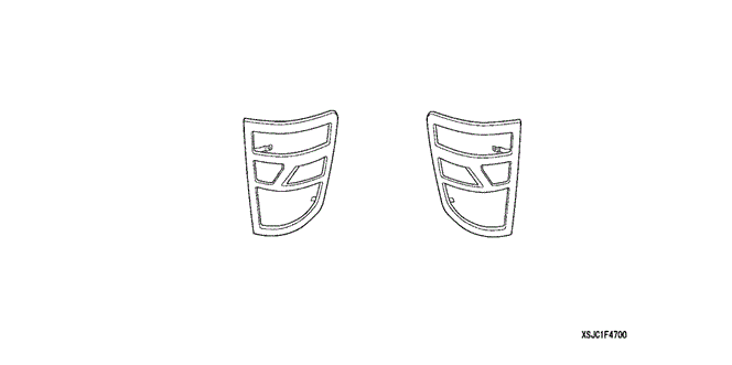 ACCESSORIES/TAILLIGHT TRIM for 2010 Honda RIDGELINE #1