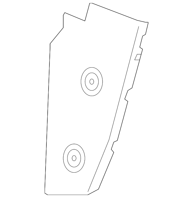 22786535 Деталь EXTENSION PANEL, LEFT