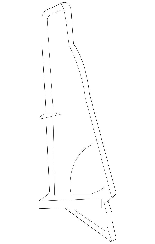 23202301 Деталь INNER PANEL BAFFLE, LEFT