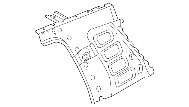 23122133 Деталь UPPER QTR PANEL, LEFT