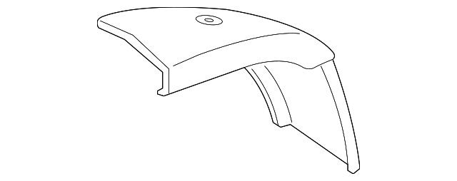 22979699 Деталь INNER WHEELHOUSE, LEFT