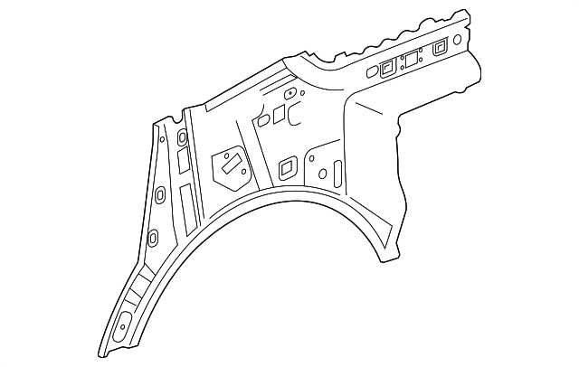 22958201 Деталь INNER PANEL, RIGHT