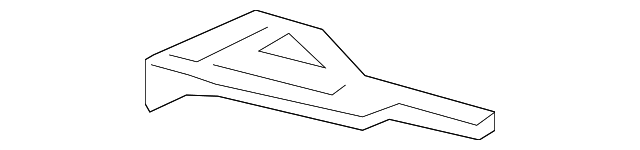 22986695 Деталь LOWER PANEL BAFFLE, RIGHT