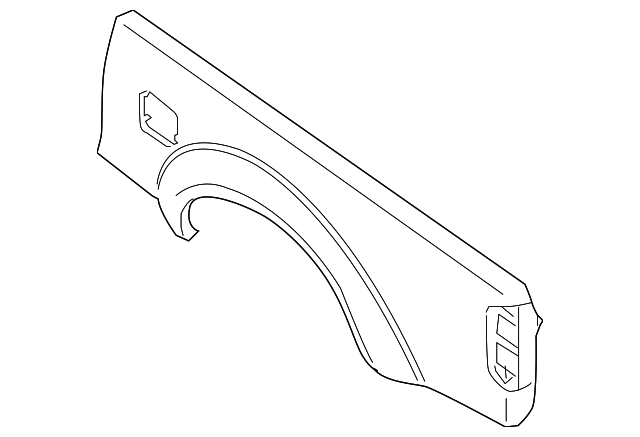 6740082Z71 Деталь OUTER PANEL, LEFT