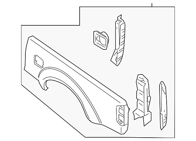 6710082Z51 Деталь SIDE PANEL, RIGHT