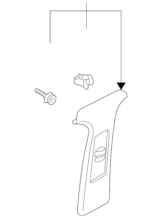 3B0-868-417-M-4R4 Деталь UPR CTR PLR TRIM, LEFT