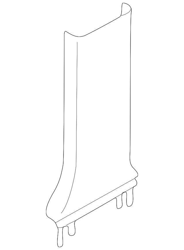 3B0-867-297-D-7H7 Деталь LWR CTR PLR TRIM, LEFT