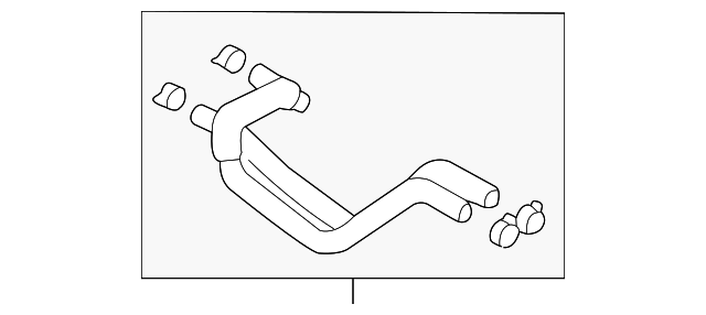 MN161936 Деталь HEATER HOSE
