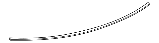 68678-0E020 Деталь LIFT GATE GLASS PROTECTOR