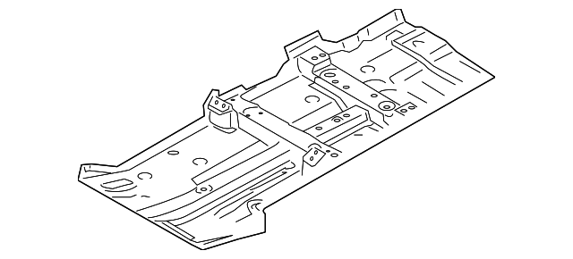 G4321-EM3MA Деталь FLOOR PAN, LEFT