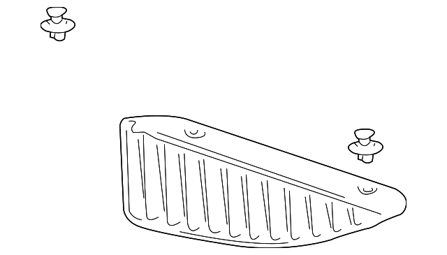 MN161113 Деталь GRILLE, LEFT