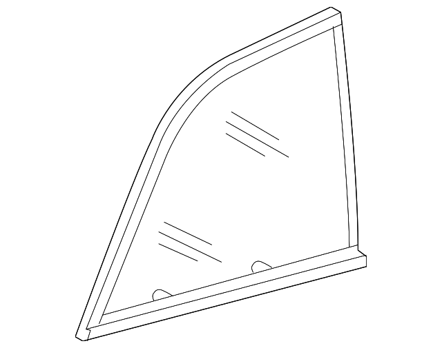 5135012AB Деталь QTR GLASS, RIGHT