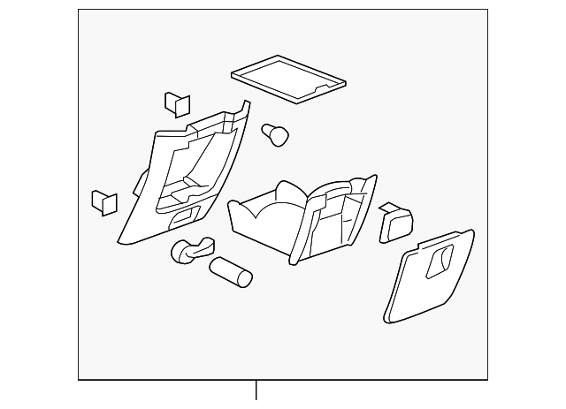 15923167 Деталь CONSOLE ASSY