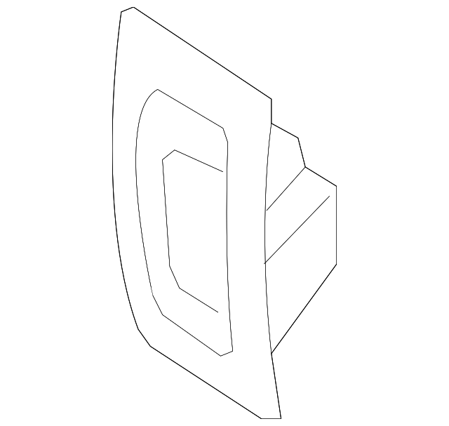 166-924-23-37-7E94 Деталь TRIM BEZEL, RIGHT