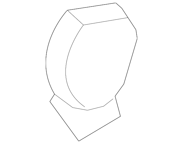166-921-32-86-8N84 Деталь OUTER COVER, LEFT