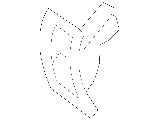 166-921-33-86-7E94 Деталь INNER COVER, LEFT
