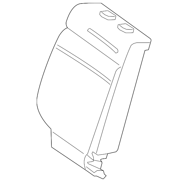 166-920-04-16 Деталь SEAT BACK PAD, RIGHT