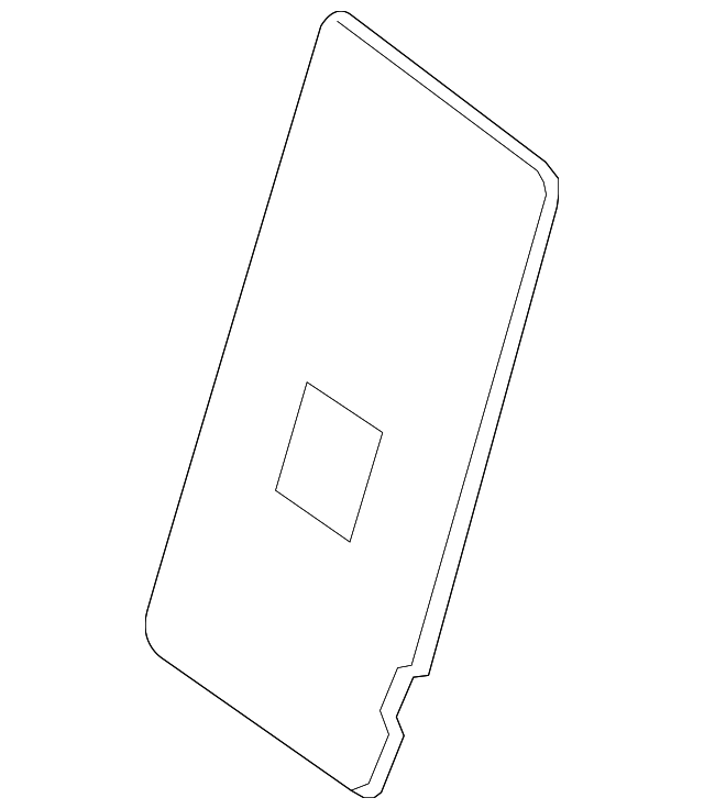 16692300227M79 Деталь SEAT BACK PANEL, RIGHT