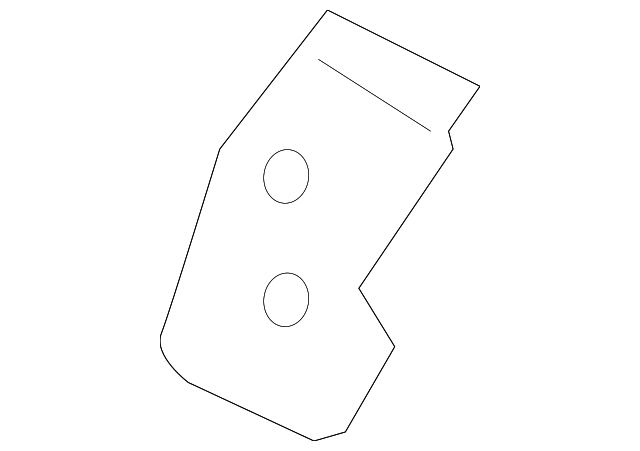 65561-2V010 Деталь SEAT BELT ANCHOR, RIGHT