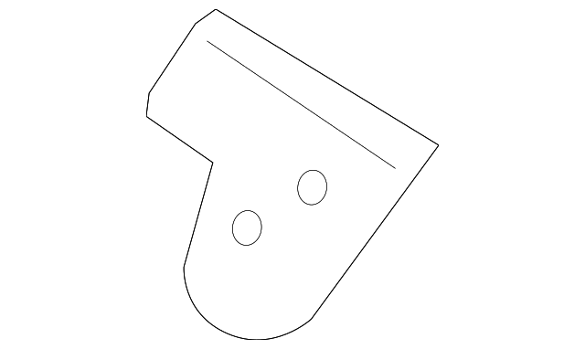65551-2V010 Деталь SEAT BELT ANCHOR, LEFT