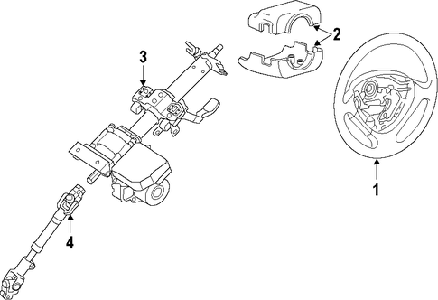 Elantra STEERING COLUMN
