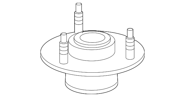22826284 Деталь STRUT MOUNT, LEFT