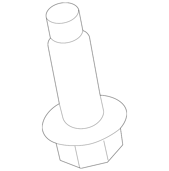 -W711918-S439 STABILIZER BAR BOLT, RIGHT