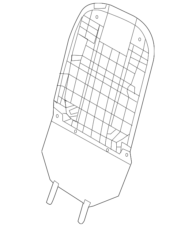 88390-B2050GA6 Деталь SEAT BACK PANEL, LEFT