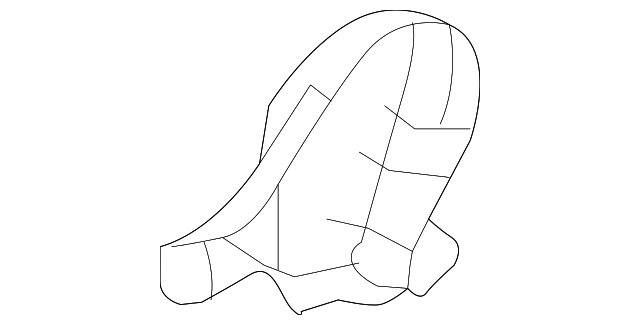 88274-B2010GA6 Деталь RECLINE COVER, LEFT
