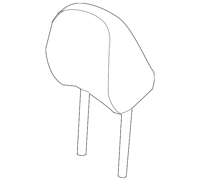 88700-E4100ASL Деталь HEADREST, LEFT
