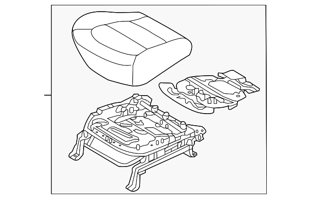 88100-E4040ASY Деталь CUSHION ASSY, LEFT