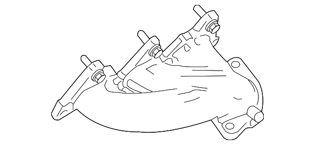 12571102 Деталь EXHAUST MANIFOLD