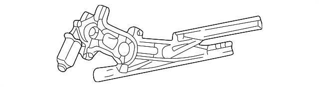 8C3Z-2523201-C WINDOW REGULATOR, LEFT
