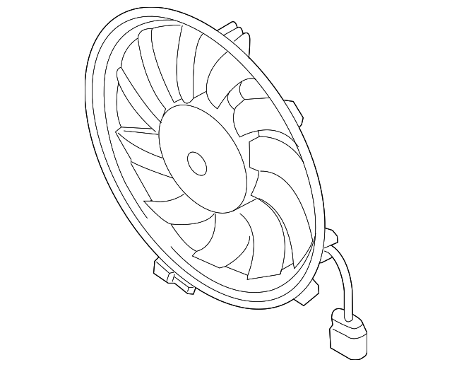 8E0-959-455-H FAN ASSY, RIGHT
