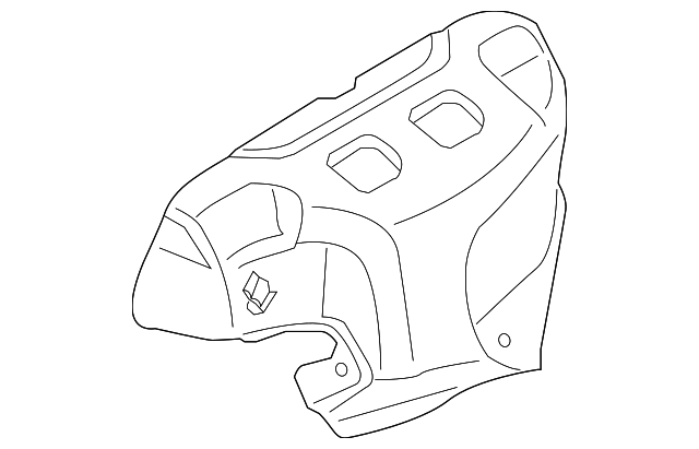 16590-1KT0A Деталь HEAT SHIELD