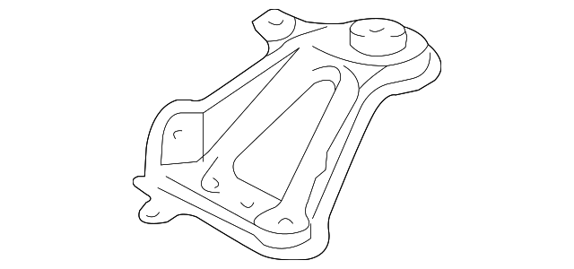 51023-08040 ENGINE CRADLE BRACE, RIGHT