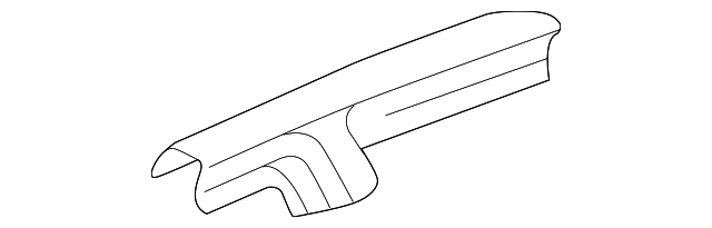 61213-33080 Деталь OUTER RAIL, RIGHT
