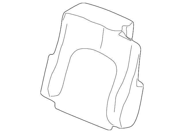 88950864 Деталь SEAT BACK PAD, LEFT