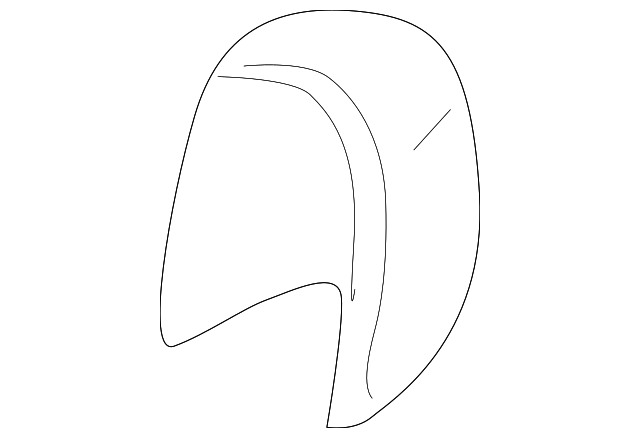 12493002 Деталь REAR COVER, LEFT