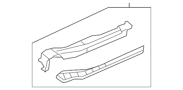 7B0-809-579 Деталь LOWER CHANNEL, LEFT