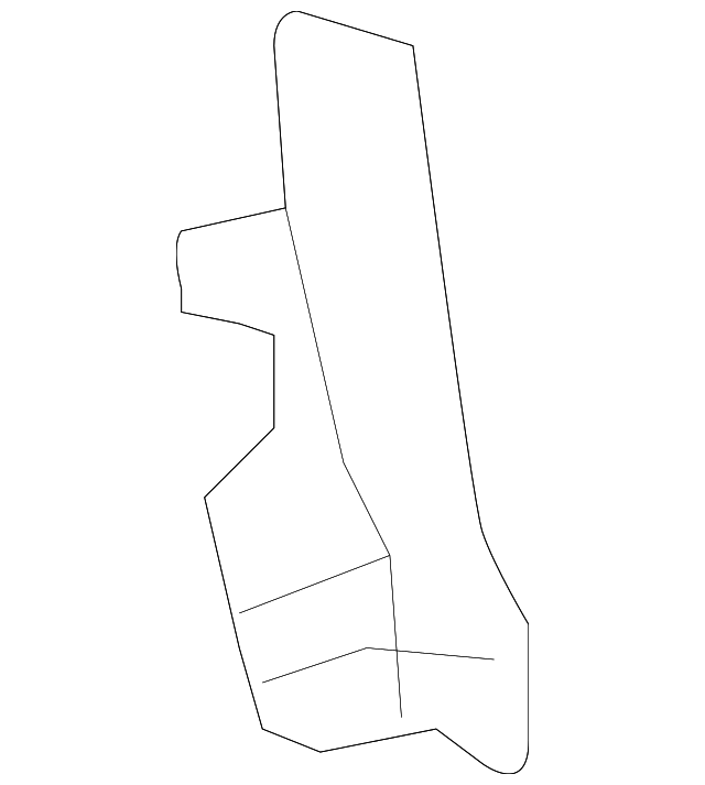 52113-06010 Деталь SPOILER FILLER PANEL, LEFT