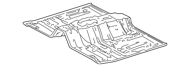 58111-04180 Деталь FRONT FLOOR PAN